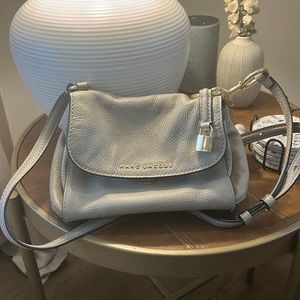 Marc Jacobs - The Mini Boho Grind - BeIge Leather Shoulder Bag RARE